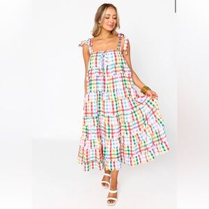 Buddy Love LANDON TIE-SHOULDER MAXI DRESS